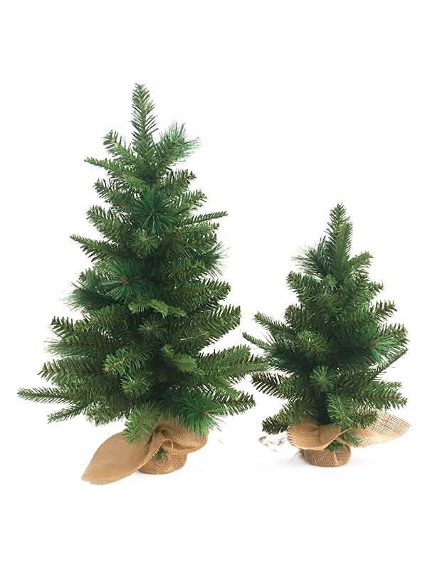 PVC PE borovice série Vánoční strom-40CM plátěná taška Patka