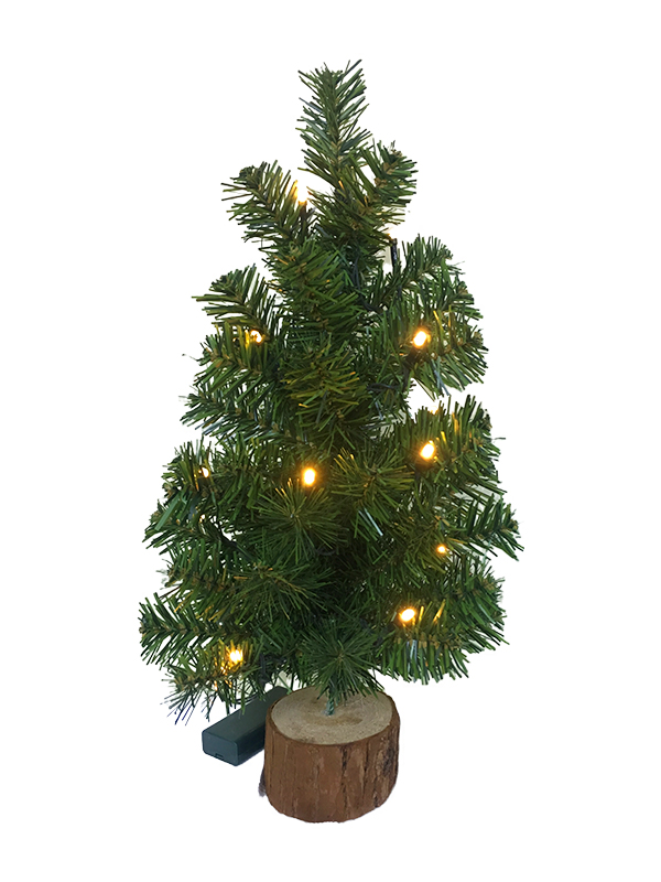 Dřevěný vánoční stromeček na stůl PVC Series-40CM